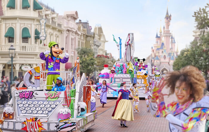A Million Splashes of Colour on Main Street U.S.A. at Disneyland Paris