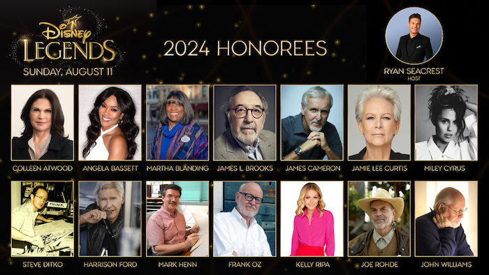 Disney Legends Awards 2024 Honorees