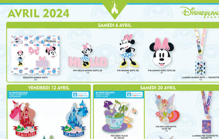 Pin Trading at Disneyland Paris April 2024