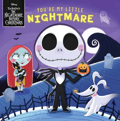 "The Nightmare Before Christmas: You're My Little Nightmare" board book cover