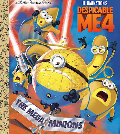 An all-new Little Golden Book inspired by Despicable Me 4!