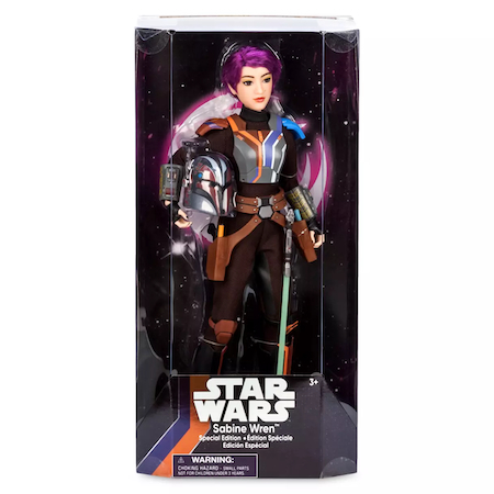 Sabine Wren Special Edition Doll at Disney Store in box