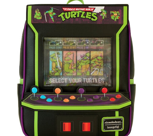 Teenage Mutant Ninja Turtles 40th Anniversary Loungefly Vintage Arcade Mini-Backpack