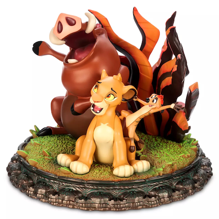 The Lion King 30th Anniversary Musical Figure with Simba, Pumbaa and Timon at the Disney Store