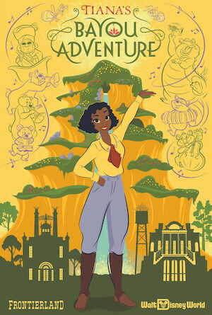 Tiana's Bayou Adventure Poster