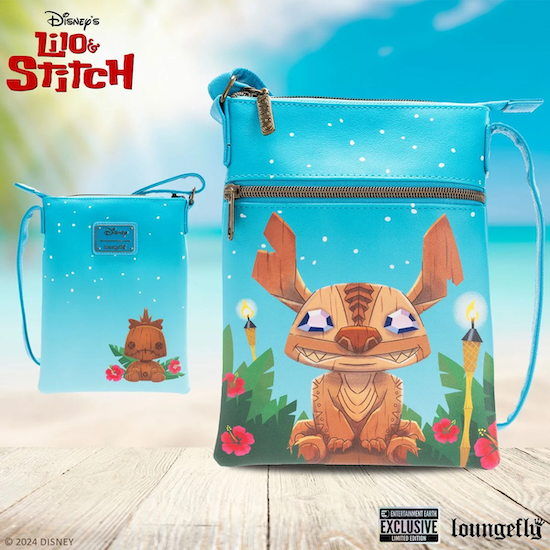 Loungefly Lilo and Stitch Tiki Stitch Passport Bag